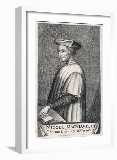 Niccolo Machiavelli Italian Political Theorist-null-Framed Art Print