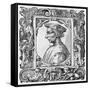 Niccolo Machiavelli, Italian Writer-Middle Temple Library-Framed Stretched Canvas