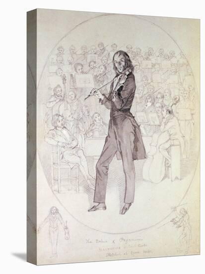 Niccolo Paganini (1784-1840), Violinist-Daniel Maclise-Stretched Canvas