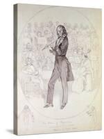 Niccolo Paganini (1784-1840), Violinist-Daniel Maclise-Stretched Canvas