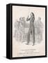 Niccolo Paganini Italian Musician, at the Royal Opera House-null-Framed Stretched Canvas