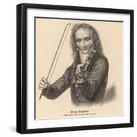 Niccolo Paganini Italian Musician-null-Framed Art Print