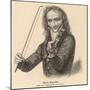 Niccolo Paganini Italian Musician-null-Mounted Art Print