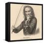 Niccolo Paganini Italian Musician-null-Framed Stretched Canvas