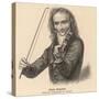 Niccolo Paganini Italian Musician-null-Stretched Canvas