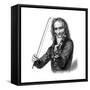 Niccolò Paganini, Italian Violinist, Violist and Composer, 1830s-null-Framed Stretched Canvas