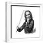 Niccolò Paganini, Italian Violinist, Violist and Composer, 1830s-null-Framed Giclee Print