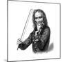 Niccolò Paganini, Italian Violinist, Violist and Composer, 1830s-null-Mounted Giclee Print