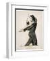 Niccolo Paganini Playing the Violin, 1831-Edwin Henry Landseer-Framed Giclee Print