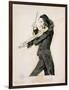 Niccolo Paganini Playing the Violin, 1831-Edwin Henry Landseer-Framed Giclee Print