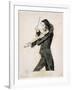 Niccolo Paganini Playing the Violin, 1831-Edwin Henry Landseer-Framed Giclee Print