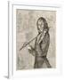 Niccolo Paganini Virtuoso Italian Violinist-null-Framed Art Print