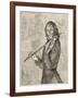 Niccolo Paganini Virtuoso Italian Violinist-null-Framed Art Print