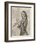 Niccolo Paganini Virtuoso Italian Violinist-null-Framed Art Print