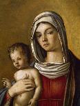 Enthroned Madonna and Child,-Niccolo Rondinelli-Giclee Print