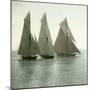 Nice (Alpes-Maritimes, France), Race of Sailing Boats, Circa 1890-1895-Leon, Levy et Fils-Mounted Photographic Print
