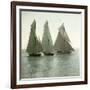 Nice (Alpes-Maritimes, France), Race of Sailing Boats, Circa 1890-1895-Leon, Levy et Fils-Framed Photographic Print