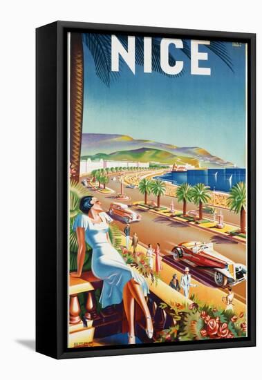 Nice, Ca, 1930-Eff d'Hey-Framed Stretched Canvas