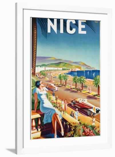 Nice, Ca, 1930-Eff d'Hey-Framed Giclee Print