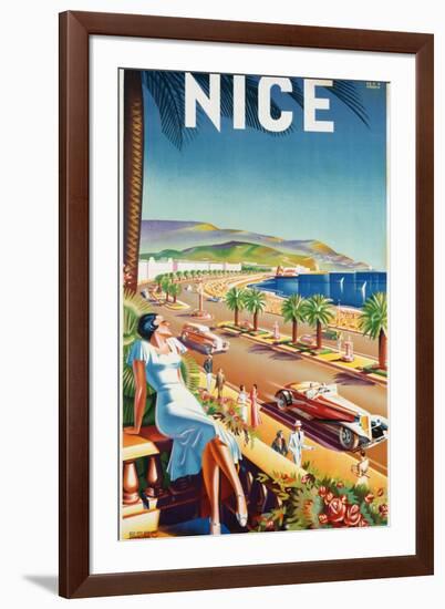 Nice, Ca, 1930-Eff d'Hey-Framed Giclee Print