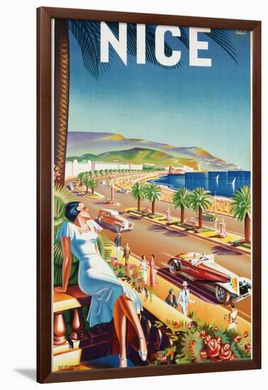 Nice, Ca, 1930-Eff d'Hey-Framed Giclee Print