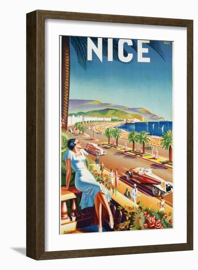 Nice, Ca, 1930-Eff d'Hey-Framed Giclee Print