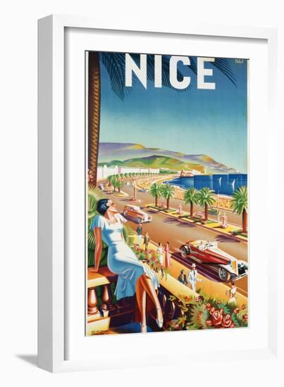 Nice, Ca, 1930-Eff d'Hey-Framed Giclee Print