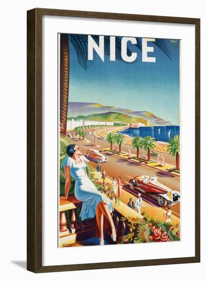 Nice, Ca, 1930-Eff d'Hey-Framed Giclee Print