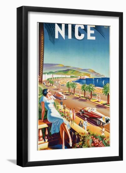 Nice, Ca, 1930-Eff d'Hey-Framed Premium Giclee Print