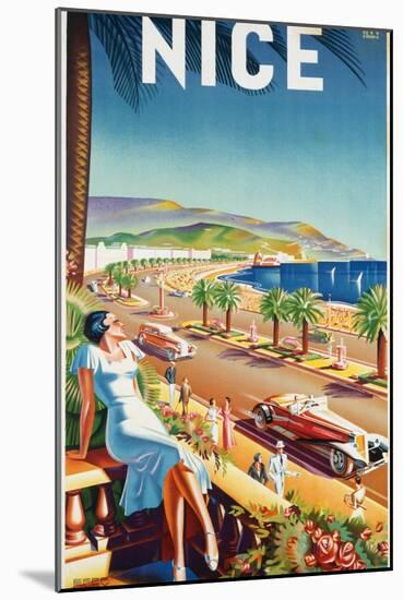 Nice, Ca, 1930-Eff d'Hey-Mounted Premium Giclee Print