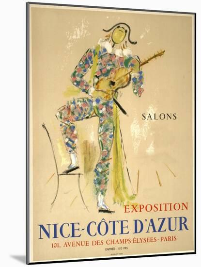 Nice Cote D Azur-null-Mounted Giclee Print