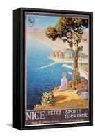 Nice, France, C1920-null-Framed Stretched Canvas