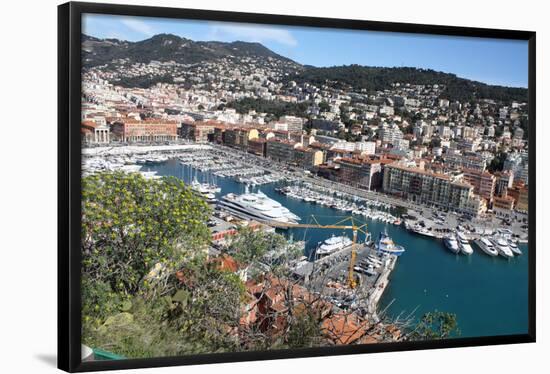 Nice France Cityscape Photo Art Print Poster-null-Framed Poster