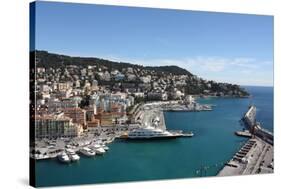 Nice France Seascape Photo Art Print Poster-null-Stretched Canvas