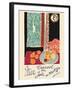 Nice France - Travail et Joie (Work and Joy) - Vintage Travel Poster 1948-Henri Matisse-Framed Art Print