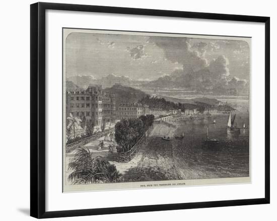 Nice, from the Promenade Des Anglais-null-Framed Giclee Print