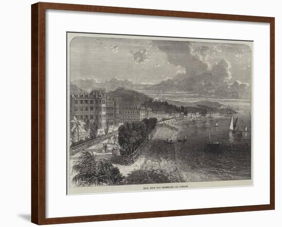 Nice, from the Promenade Des Anglais-null-Framed Giclee Print