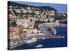 Nice Harbour, Cote D'Azur, France-Guy Thouvenin-Stretched Canvas