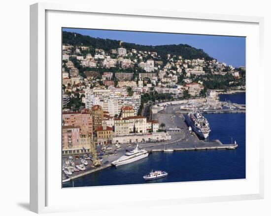 Nice Harbour, Cote D'Azur, France-Guy Thouvenin-Framed Photographic Print