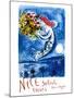 Nice Sun Flowers-Marc Chagall-Mounted Art Print