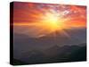 Nice Sunset Scene in Mountains-pavel klimenko-Stretched Canvas