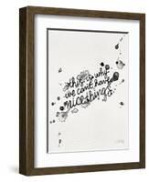 Nice Things-Cat Coquillette-Framed Art Print