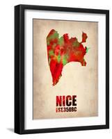 Nice Watercolor Poster-NaxArt-Framed Art Print