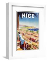 Nice-null-Framed Art Print