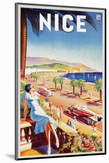 Nice-null-Mounted Art Print