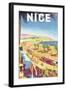 Nice-E^H^ de Hey-Framed Art Print