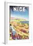 Nice-E^H^ de Hey-Framed Art Print