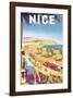 Nice-E^H^ de Hey-Framed Art Print