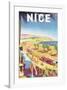 Nice-E^H^ de Hey-Framed Art Print