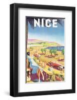 Nice-E^H^ de Hey-Framed Art Print